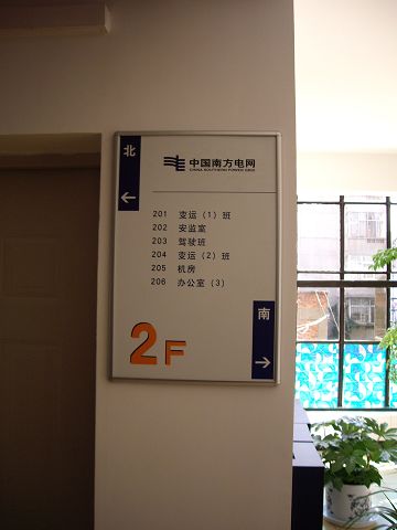 小区导向标识 